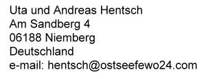 Adresse Eigentümer Adresse Eigentümer